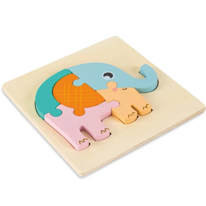 3D Elephant Jigsaw puzzle