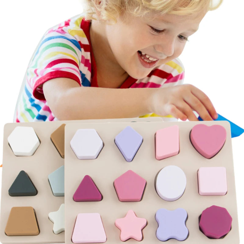 Silicone Shapes Puzzle Board