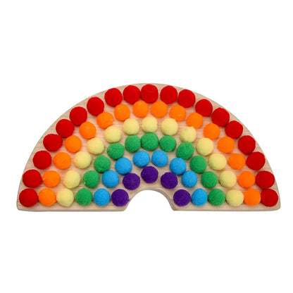 Rainbow Wooden Montessori Toys