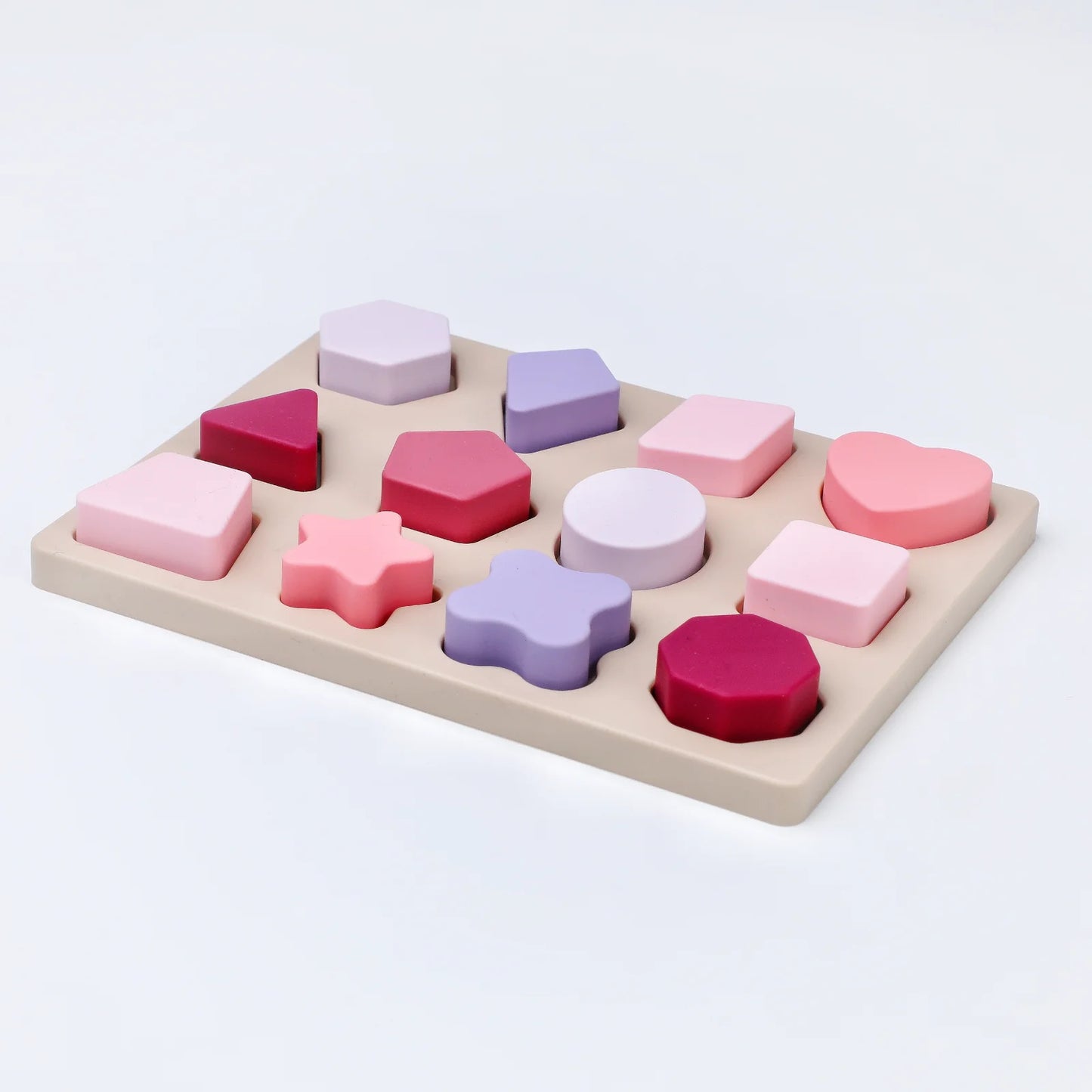 Silicone Shapes Puzzle Board