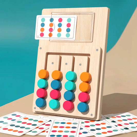 Color Shape Matching Game Board