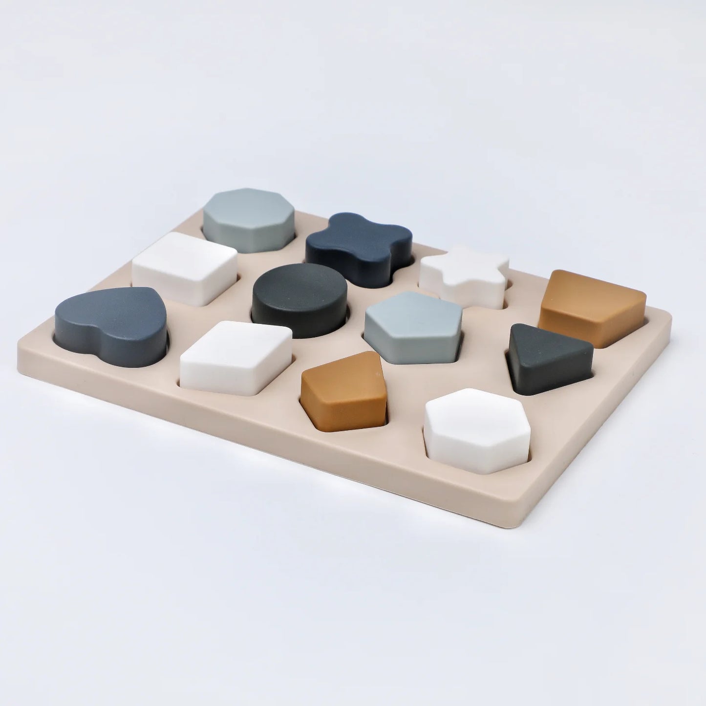 Silicone Shapes Puzzle Board